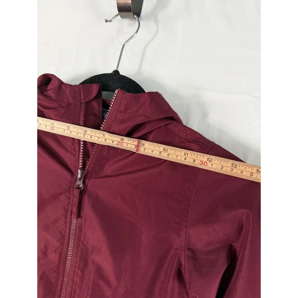 Childrens‎ Place Unisex Lined hooded burgundy full zip jacket sz 5/6 playtime